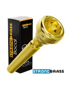 Bocal Trompete 7S Strong Brass Gold Silver