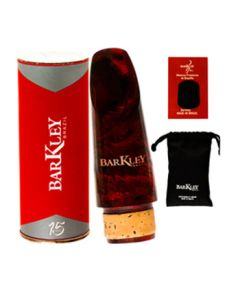 Boquilha Clarinete Barkley Prima 55 Vermelha Preta Bag Protetor Brindes