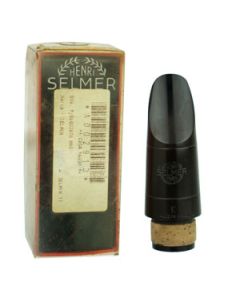 Boquilha Requinta Mib Selmer Paris Modelo "E" Hard Rubber ( Vintage ) c/ Caixa Original