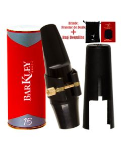 Boquilha Sax Barítono Barkley Classic S Completa Bag Protetor Brindes