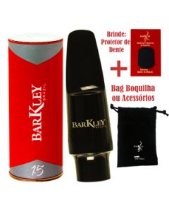 Boquilha Sax Tenor Barkley New York 8 Bag Protetor Brindes
