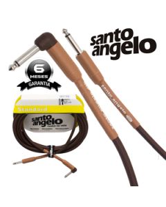 Cabo Santo Angelo Acoustic Series 4.57 Metros P10 + P10L Violão Guitarra Baixo Leve
