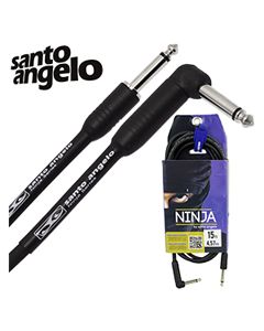 Cabo Santo Angelo Ninja 4.57 Metros P10 + P10L Violão Guitarra Baixo