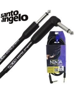 Cabo Santo Angelo Ninja 9.15 Metros P10 + P10L Violão Guitarra Baixo Teclado Cód. 824551 