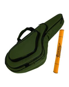 Capa Bag Sax Alto Extra Luxo com Bolsos Cor Verde Exército LP Bags Brinde Flanela