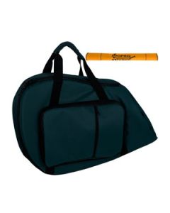 Capa Bag Trompa Extra Luxo com Bolsos Cor Azul LP Bags Brinde Flanela