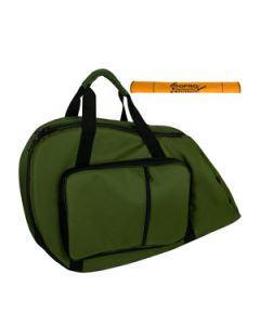 Capa Bag Trompa Extra Luxo com Bolsos Cor Verde LP Bags Brinde Flanela