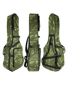 Capa Bag Violão Folk Extra Luxo c/ Bolsos Modelo Exército ( Camuflado ) Protection Bags + Brindes