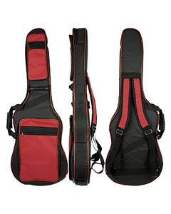 Capa Guitarra Stratocaster Deluxe Master Luxo Espumada Acolchoada Protection Bags + Brindes