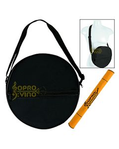 Capa Bag Pandeiro 10" Modelo Luxo Simples Protection Bags + Brinde Flanela