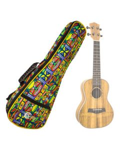 Capa Bag Ukulele Concert Custom Sound Colors Desenho