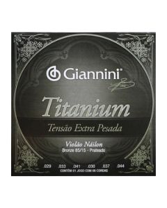 Encordoamento Violão Náilon Tensão Extra Pesada Titanium Giannini GENWXTA