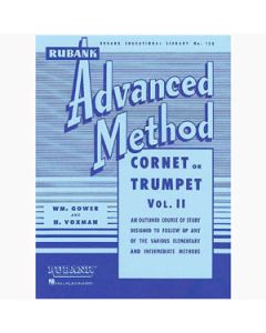 Método Trompete Cornet Flugelhorn Rubank Method Advanced Volume 2 (Padrão)