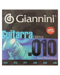 Encordoamento Guitarra .010 Giannini GEEGSTP10