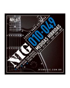 Encordoamento 010 /049 Guitarra Medidas Híbridas Nig NH67
