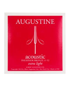 Encordoamento Violão Aço Fosforo Bronze Augustine Extra Light 011 (Em estado de uso)