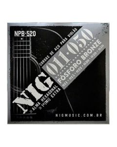 Encordoamento Violão Aço Fosforo Bronze 011 NIG NPB520