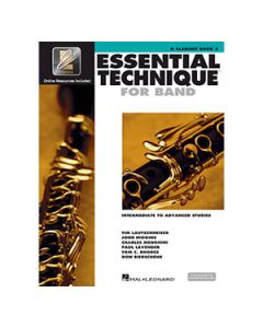 Método Clarinete Bb Livro Essential Technique for Band Interactive Book 3 ( Livro 3 )