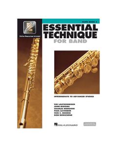 Método Flauta Transversal Livro Essential Technique for Band Interactive Book 3 ( Livro 3 )