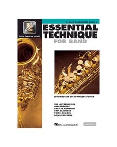 Método Sax Alto Eb Livro Essential Technique for Band Interactive Book 3 ( Livro 3 )