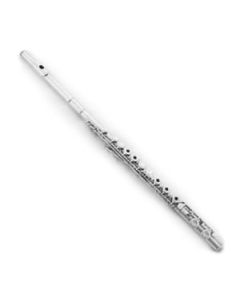 Flauta Transversal Prata Yamaha YFL 281 Japão Chaves Vazadas