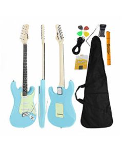 Guitarra Stratocaster Azul Fosco Memphis By Tagima MG-30 Capa + Acessórios