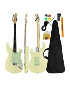 Guitarra Stratocaster Branco Fosco Memphis By Tagima MG 30 Capa + Acessórios