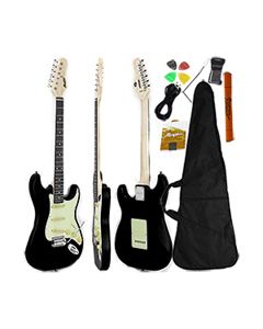 Guitarra Stratocaster Preto Fosco Memphis By Tagima MG30 Capa + Acessórios