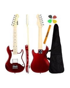 Guitarra Stratocaster Infantil 1/2 Cor Vermelha PHX ST-H MRD + Capa Acessórios
