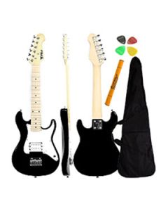 Guitarra Stratocaster Infantil 1/2 Cor Preta PHX IST-H BK + Capa e Acessórios