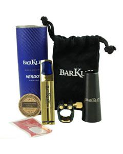 Boquilha Sax Tenor Barkley Verdot 7 Metal Dourado ( Gold ) Completa Brinde Protetor Bag