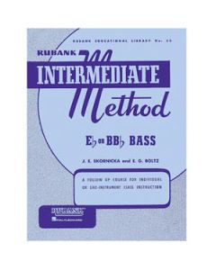 Método Tuba Bombardão Sinfônica Sousafone Rubank Intermediate Method Eb or Bb Bass