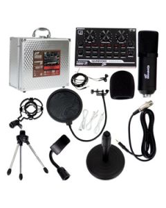 Kit Interface de Áudio Gravação Live Soundvoice Lite Soudcasting KT300 ( 13 peças 