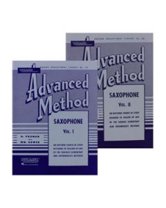 Kit Método Saxofone Advanced Rubank Saxophone Vol. 1 e 2