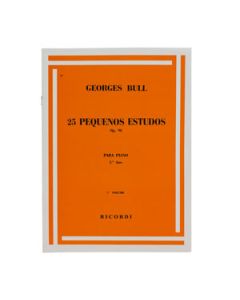 Método Piano Georges Bull 25 Pequenos Estudos Op 90