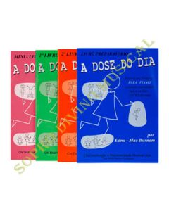 Método A dose do dia (Kit com 4 Livros) Edna Mae Burnam