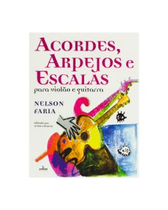 Método Acordes Arpejos e Escalas Violão Guitarra Nelson Faria