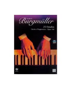 Método Piano F. Burgmuller com 25 Estudos Opus 100