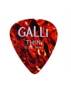 Palheta Tradicional Violão Guitarra Cavaco 050mm Shell Galli