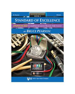 Método Clarinete Sib Livro Standard of Excellence Band Method by Bruce Pearson c/ 2 Cd´s Livro 2 ( Book 2 )