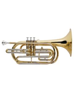 Trombonito Trombone de Marcha Sib (BB) Laqueado c/ Estojo e Bocal Michael WTMM35