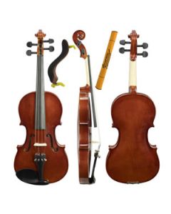 Violino 4/4 Standard Verniz Brilho c/ Arco Breu Estojo Espaleira Scarlett Cód. SCV 144 NA (Padrão)